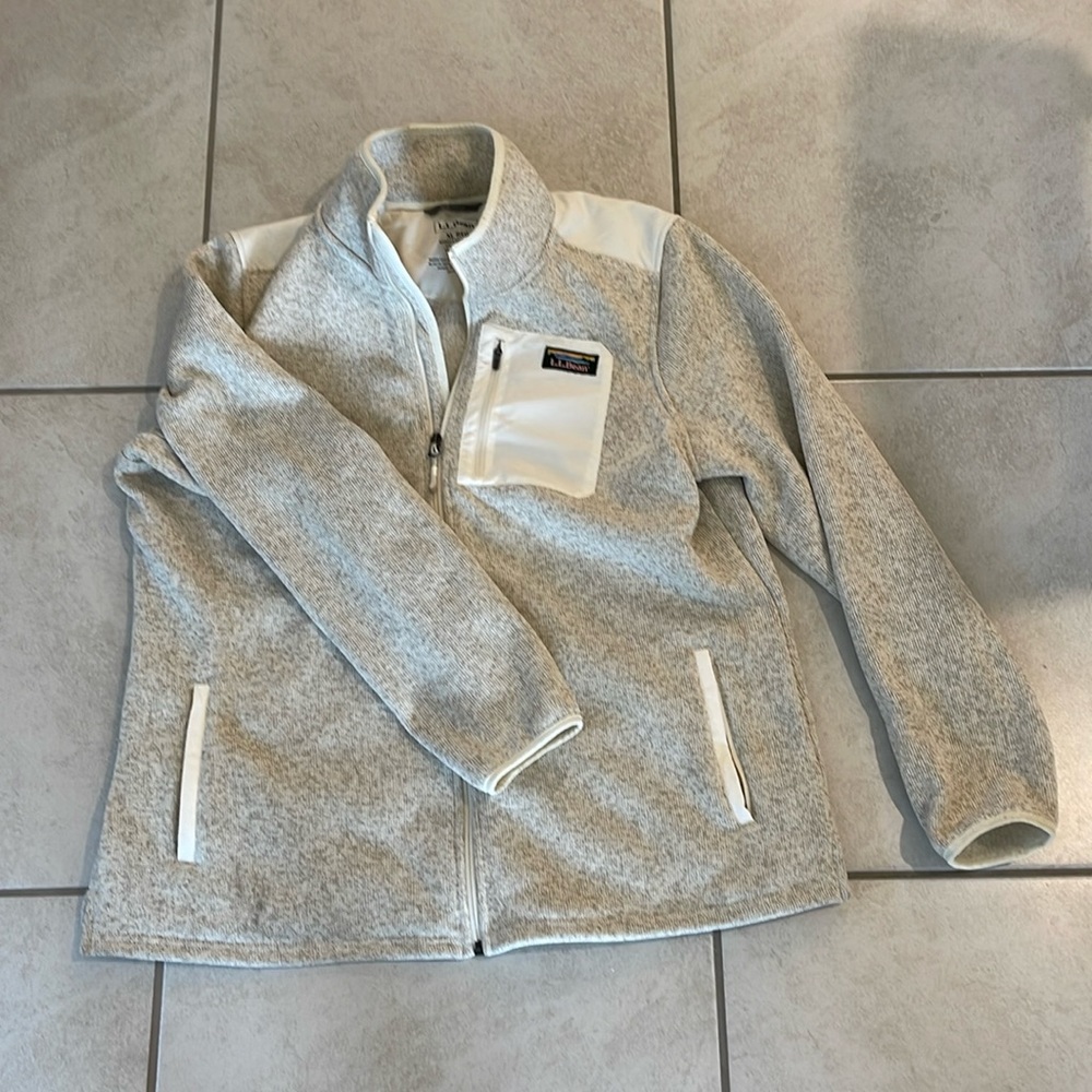 Women’s LL Bean zip fleece